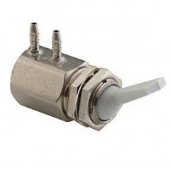 Toggle Valve, Side Ported, 3-Way, Gray